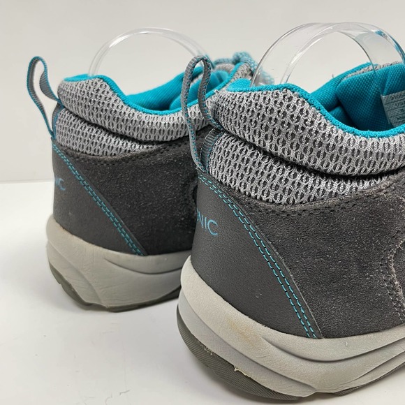 Vionic Cypress Gray & Teal Water Resistant Outdoor Trail Hiking Shoes - Picture 7 of 10